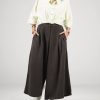 ago_silk_brown_skirt دامن شلواری سیلک قهوه ای