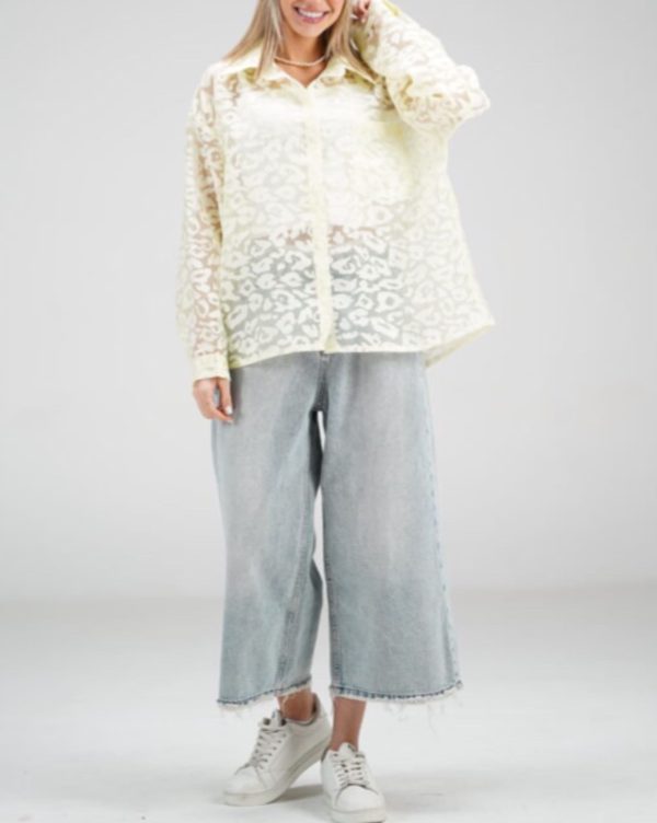 ago_summer_yellow_blouse شومیز گیپور