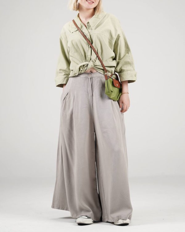 ago_gray_skirt_pants_silk دامن شلواری سیلک طوسی