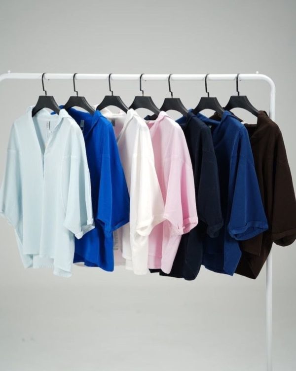 ago_silk_shirt_colors رنگ های پاستیلی شومیز های ریزشی سیلک